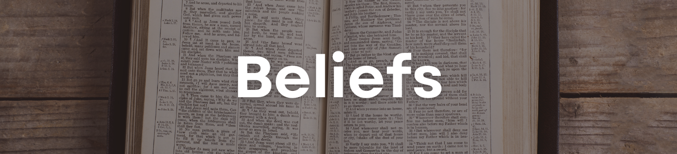 Beliefs - Page Header