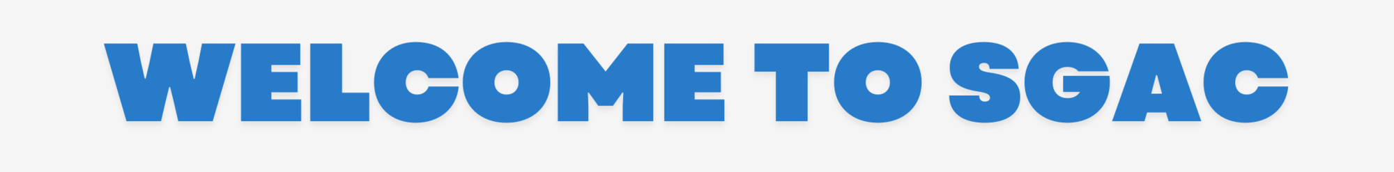 Welcome to SGAC - Header - Blue