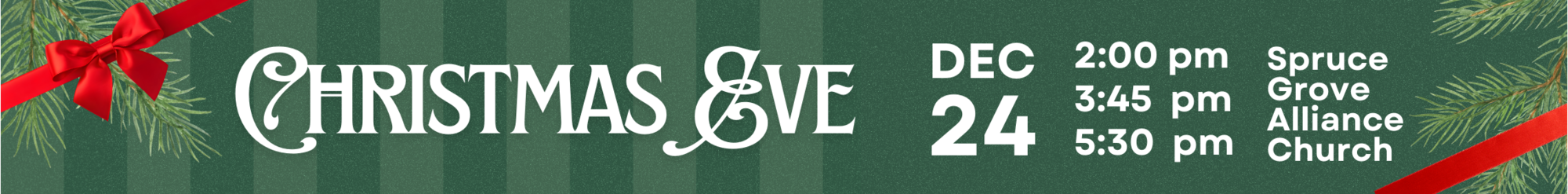 Christmas Website Heading - Banner 728x90