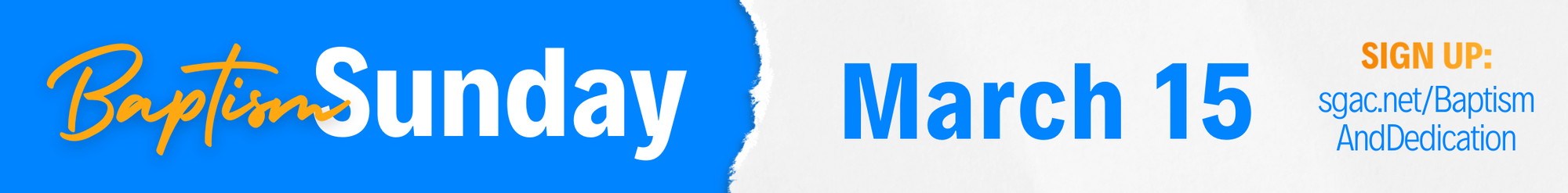 Baptism Webpage - Header 728x90