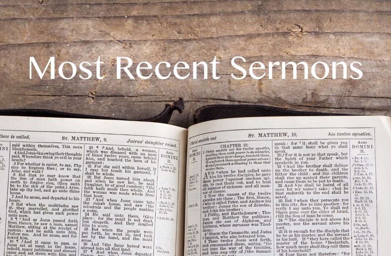 Most Recent Sermons